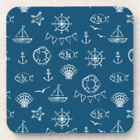 Teste padrão náutico 2 do desenho de giz