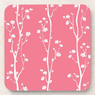 Porta-copo Teste padrão oriental da flor da ameixa