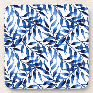 Porta-copo Teste padrão pintado mão da tinta da aguarela