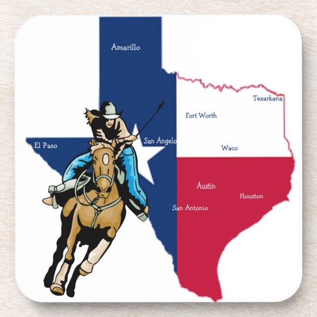 Porta-copo Texas Cowgirl (Frente)