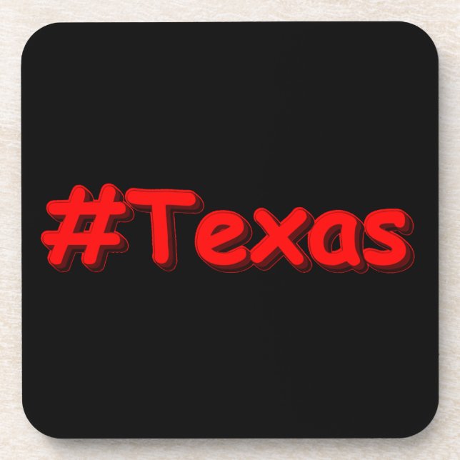 Porta-copo "#Texas " Design bonito. Comprar Agora (Frente)