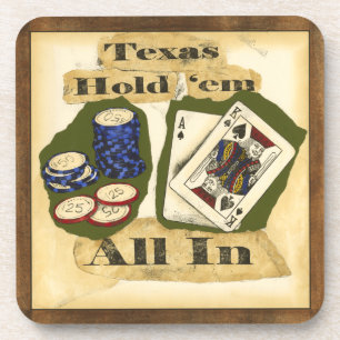 Porta-copo Texas segure-os com King and Ace