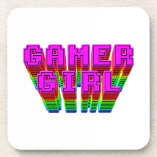 Porta-copo Texto da Gamer Girl