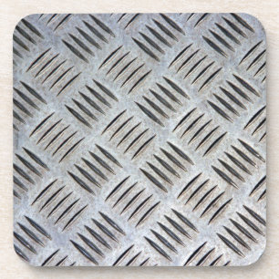 Porta-copo Textura de Placa de Metal