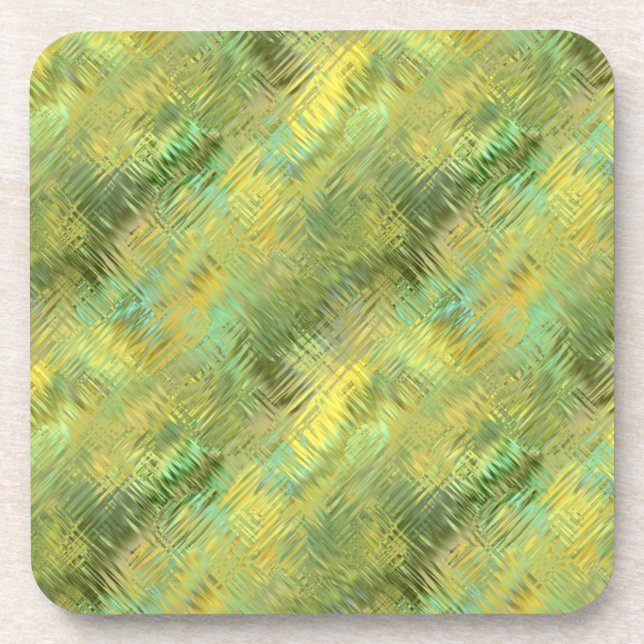 Porta-copo Textura Glassosa Amarela Citrina (Frente)