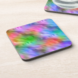 Porta-copo Textura ondulada colorida de flores silvestres