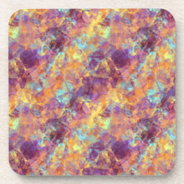 Porta-copo Textura reticulada com ameixa