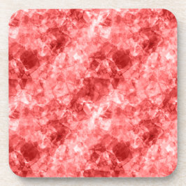 Porta-copo Textura vermelha amassada