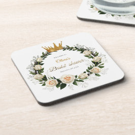 Porta-copo Thank You White Roses & Baby’s Breath 