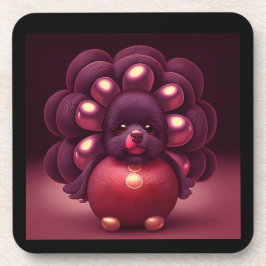 Porta-copo Thanksgiving Turkey-Poodle Hybrid Creature