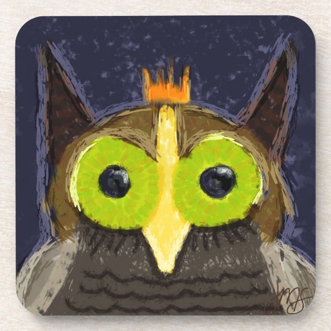 Porta-copo The Kingly Owl (Frente)