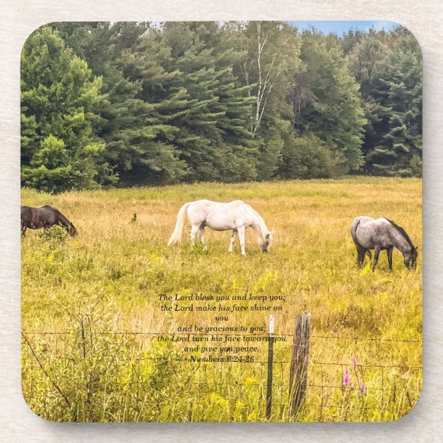 Porta-copo The Lord bless you and keep you; (Frente)