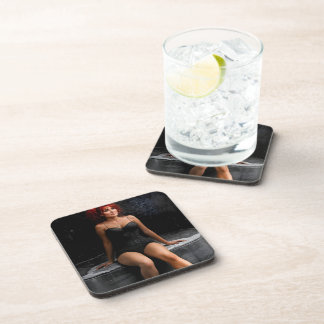 Porta-copo The Thinking Room hard plastic coasters