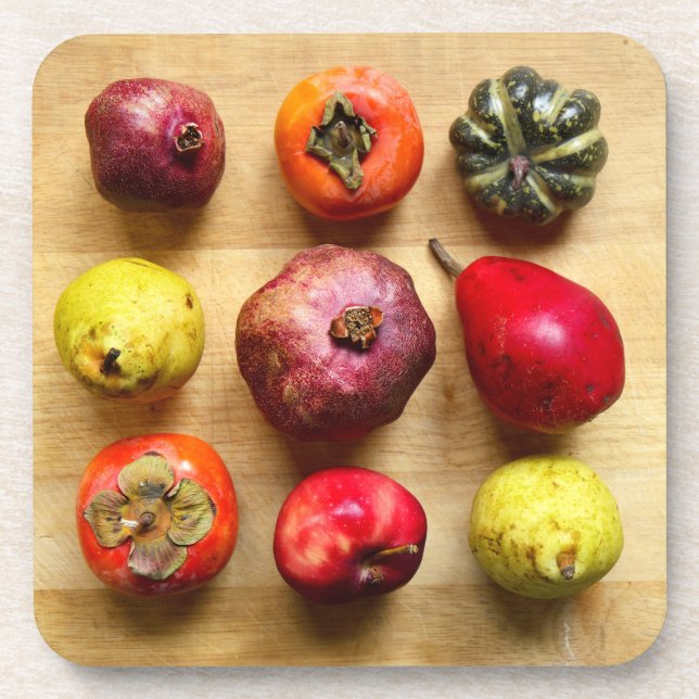 Porta-copo Tic-tac-toe da fruta (Frente)