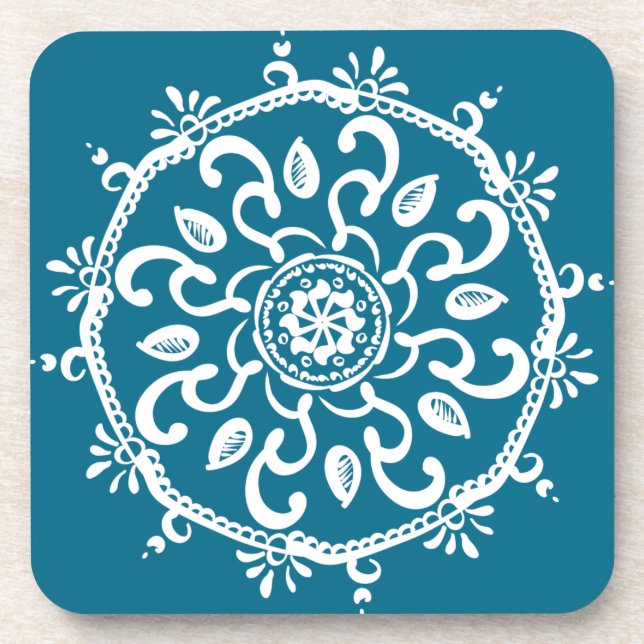 Porta-copo Tidepool Mandala (Frente)