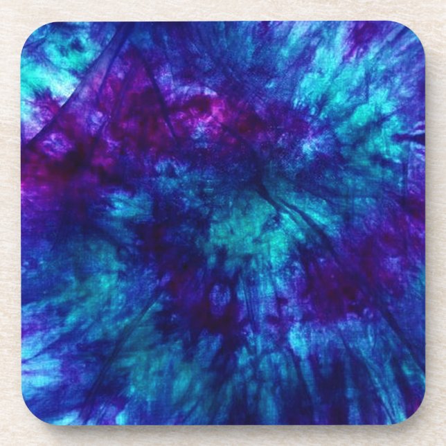 Porta-copo Tie Dye/Blue e Green (Frente)