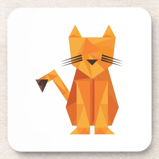 Porta-copo Tiger Oragami (Frente)