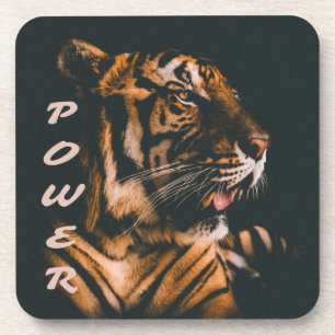 Porta-copo Tiger Power Stripes Fierce Motivational