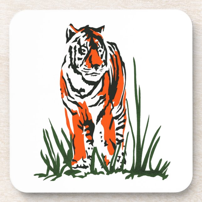 Porta-copo Tiger Silkscreen (Frente)