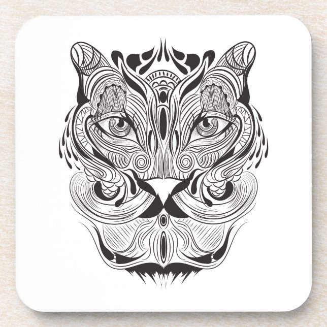 Porta-copo Tigre Gráfico (Frente)