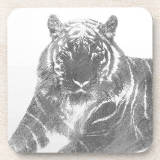 Porta-copo Tigre Preto e Branco