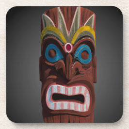 Porta-copo Tiki sofisticado e selvagem