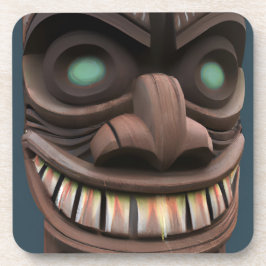 Porta-copo Tiki sofisticado e selvagem