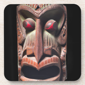 Porta-copo Tiki sofisticado e selvagem