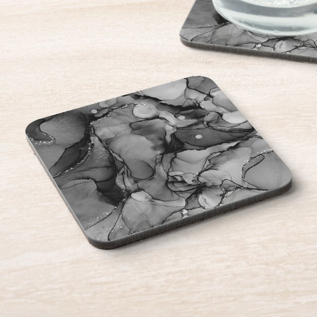 Porta-copo Tinta de álcool preta (Left Side)