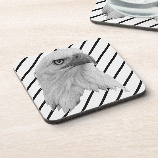 Porta-copo Tinta De Óleo Com Face De Águia Cálida, (Left Side)