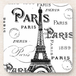 Porta-copo Tipografia Calliografia Paris França Torre Eiffel