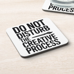 Porta-copo Tipografia do Processo Criativo Design