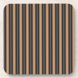 Porta-copo Tiras castanhas torradas com Na moda moderno com p