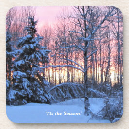 Porta-copo 'Tis a estação acima dos feriados de inverno