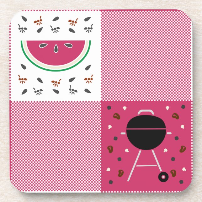 Porta-copo Toalha de Mesa de Piquenique de Verão (Frente)