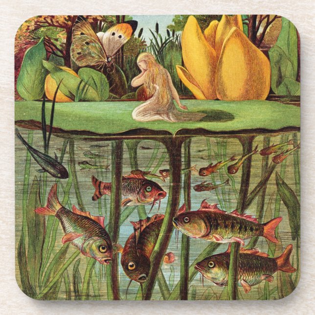 Porta-copo Tommelise muito desolado na folha do lírio de (Frente)