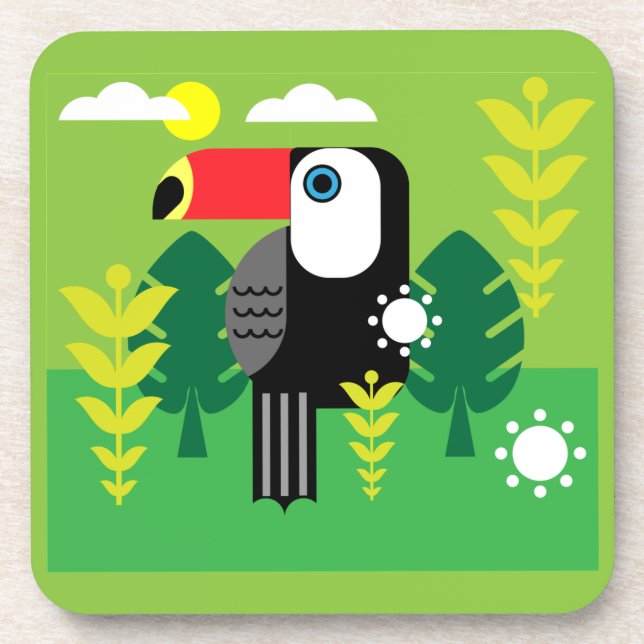 Porta-copo Toucan Tropical Bird (Frente)