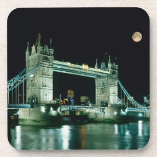 Porta-copo Tower Bridge à Noite, Londres, Inglaterra