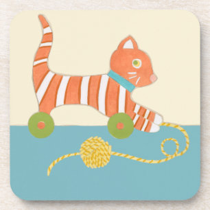 Porta-copo Toy Cat com Ball of String