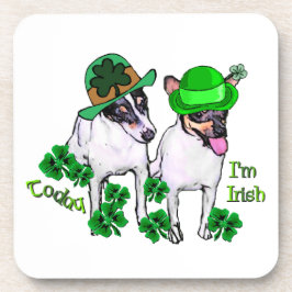 Porta-copo Toy Fox Terrier St Pattys