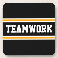 TRABALHO EM EQUIPE Brilhante Laranja Laranja Preto