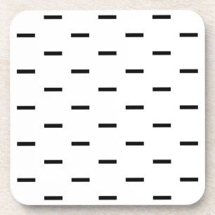 Porta-copo Traços brancos e pretos
