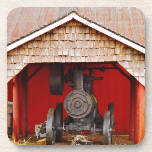 Porta-copo Tracter Antiquado com Vapor