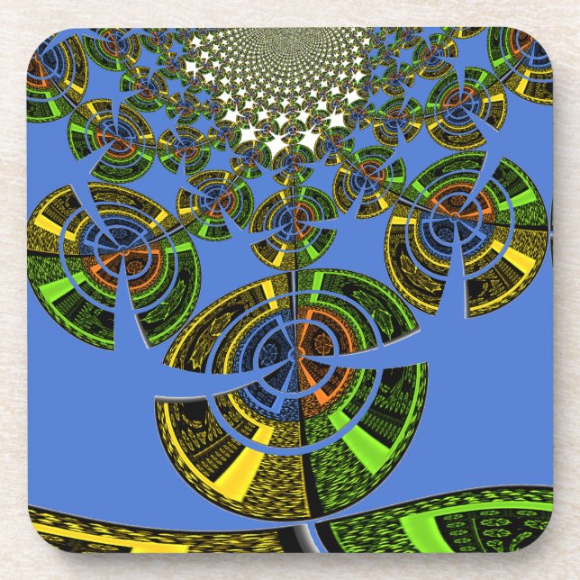 Porta-copo tradição azul (Frente)