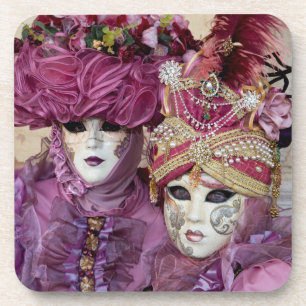 Porta-copo Traje de Carnaval roxo, Veneza