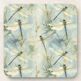 Porta-copo Tranquil Dragonfly Estilo Watercolor