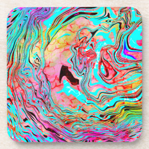 Porta-copo Tranquilidade Abstrato Fluid Art