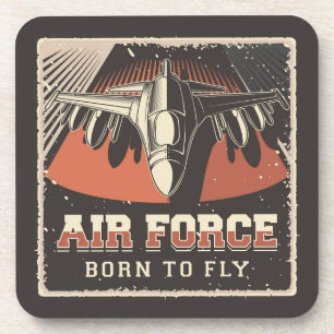 Porta-copo Travesseiro decorativo da Força Aérea da Aviação