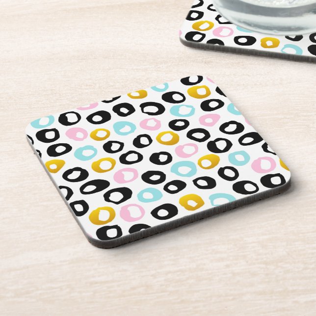 Porta-copo Trendy Abstract Dots Pattern (Left Side)