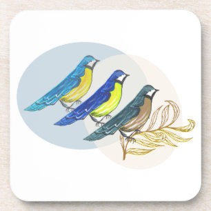 Porta-copo Três Aves